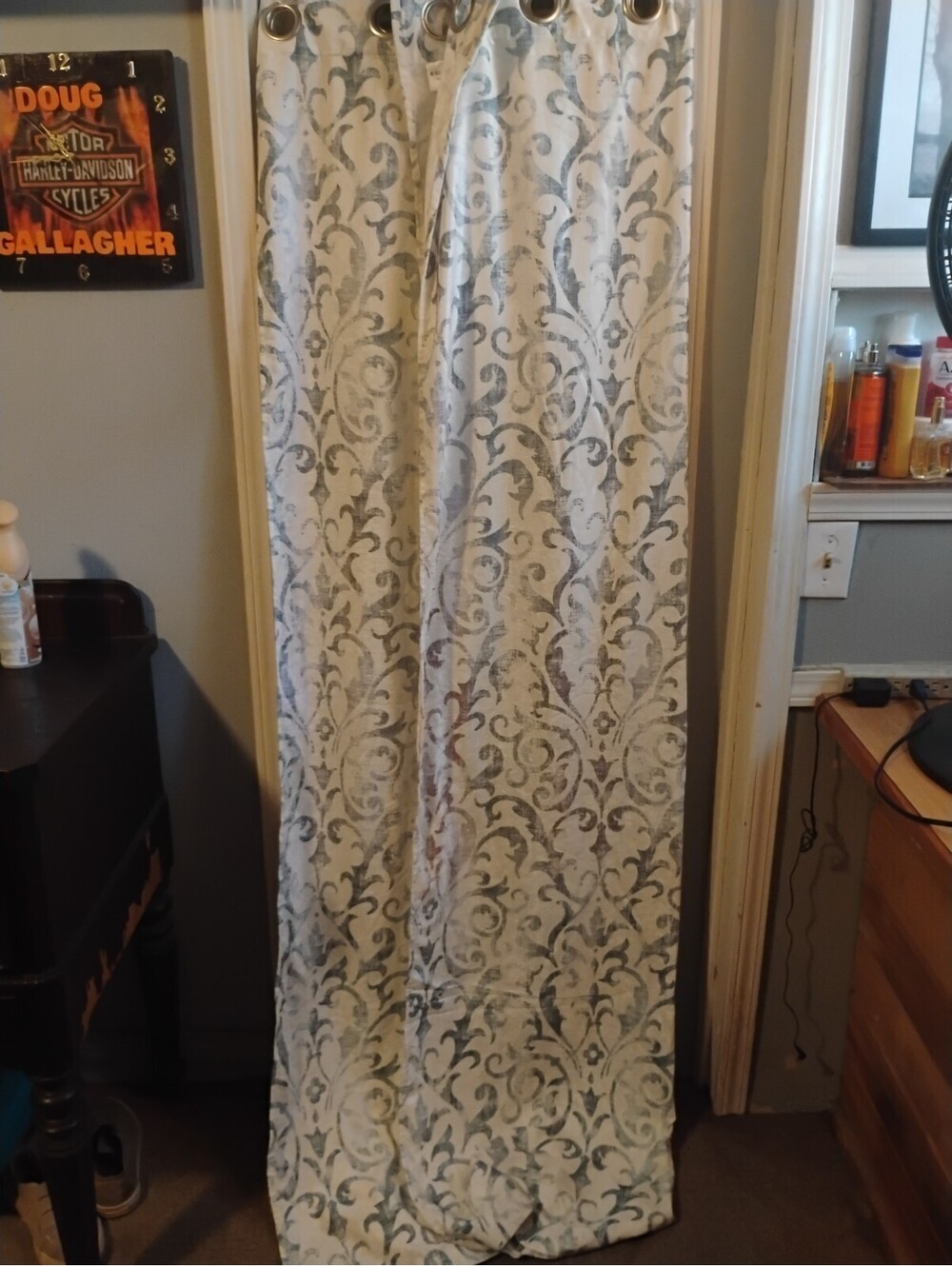 Broyhill Damask Grommet Curtain Panels Set Of 2